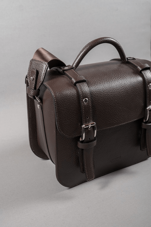 Reporter Camera Bag | T.Moro Leather - Mr. Trevis