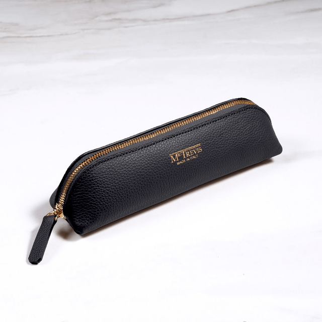 Astuccio Penne | Black Leather - Mr. Trevis