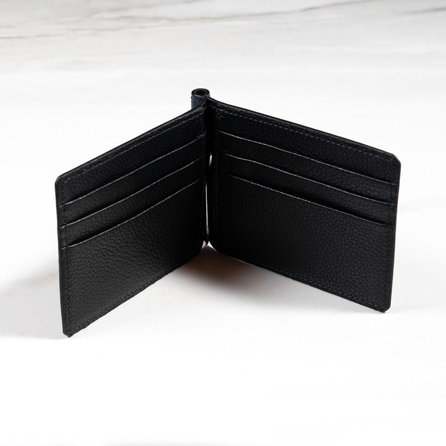 Portafoglio Fermasoldi | Nero - Mr. Trevis