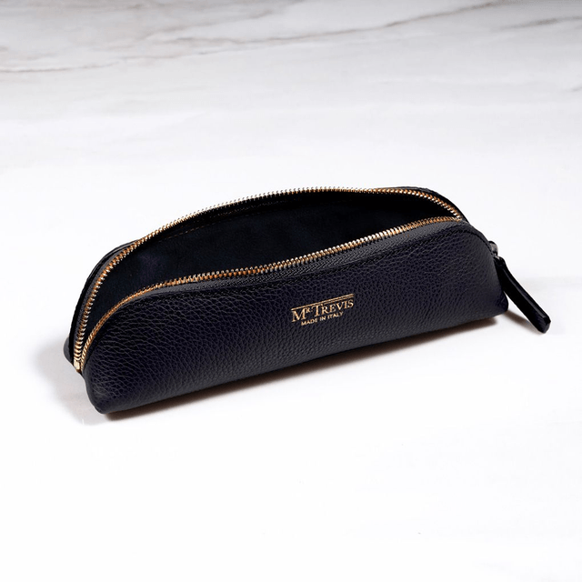 Astuccio Penne | Black Leather - Mr. Trevis