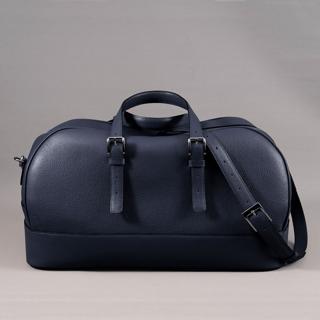 Weekender Bag | Blu Leather - Mr. Trevis