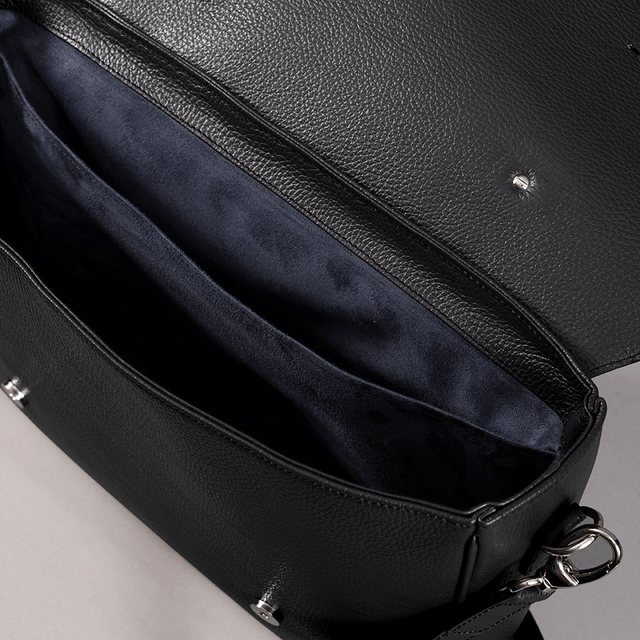 Business Bag | Black Leather - Mr. Trevis