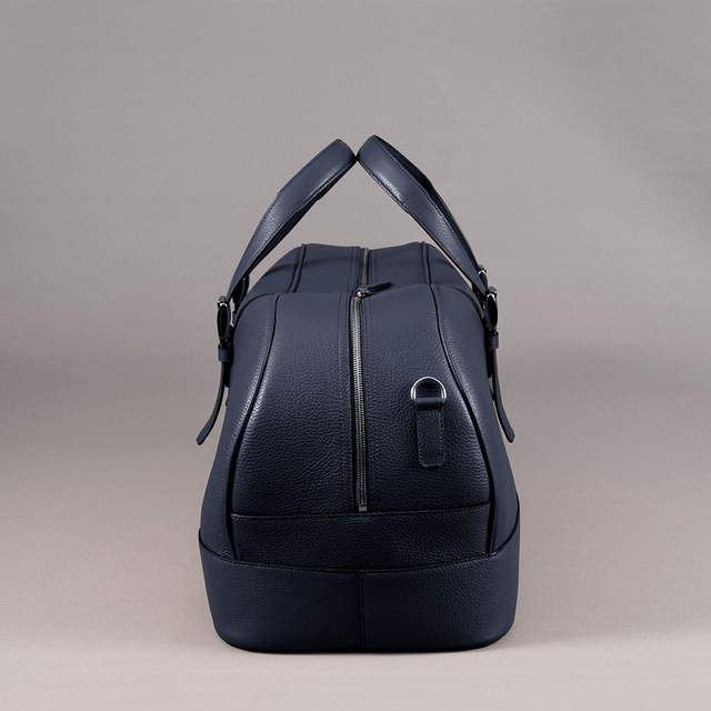 Weekender Bag | Blu Leather - Mr. Trevis