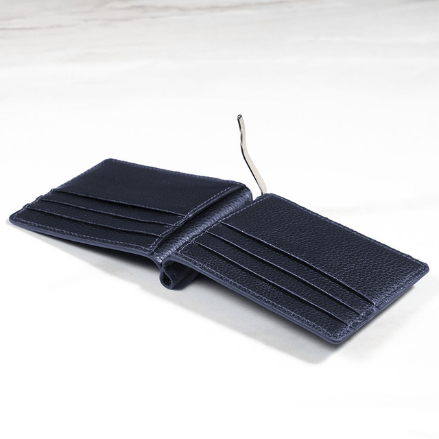 Portafoglio Fermasoldi | Blu - Mr. Trevis