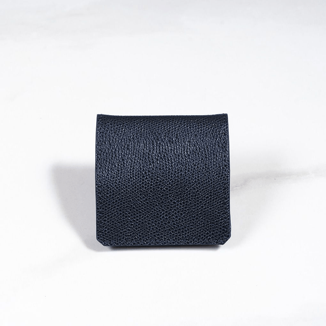 Portamonete in pelle | Blu - Mr. Trevis