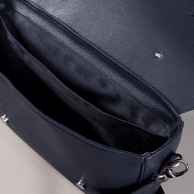 Business Bag | Blu Leather - Mr. Trevis