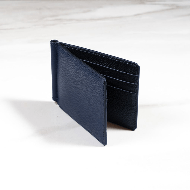 Portafoglio Fermasoldi | Blu - Mr. Trevis