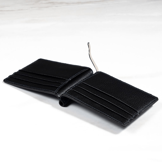 Portafoglio Fermasoldi | Nero - Mr. Trevis