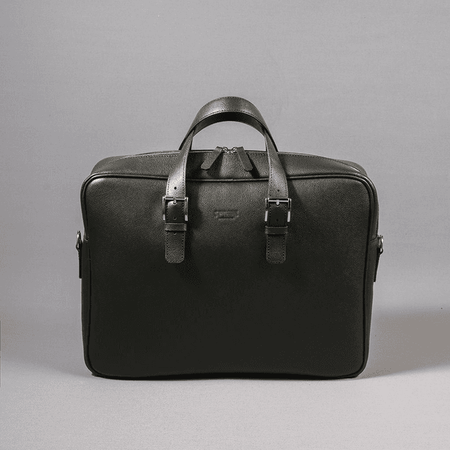 Briefcase | Verde Leather - Mr. Trevis