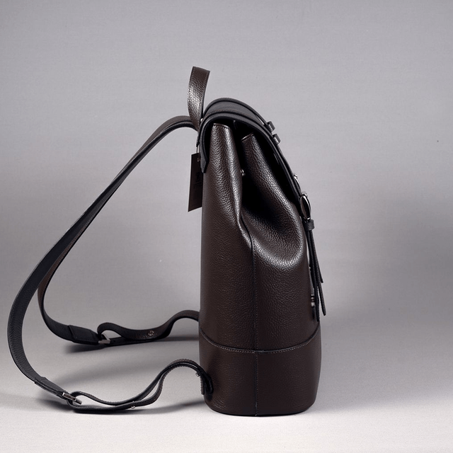 Leather Backpack | T.Moro-Blue - Mr.Trevis